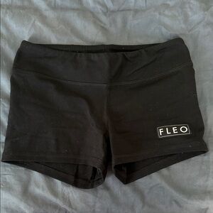 Fleo Women's Athletic Black Shorts